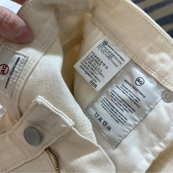 AG Adriano Goldschmied Alexxis High Rise Vintage Straight Leg Jeans 25R - Picture 9 of 10